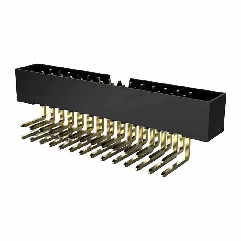 1,27 мм заголовок коробки с двумя рядами