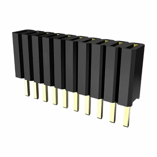 1,27x2,54 мм женский заголовок двойной ряд