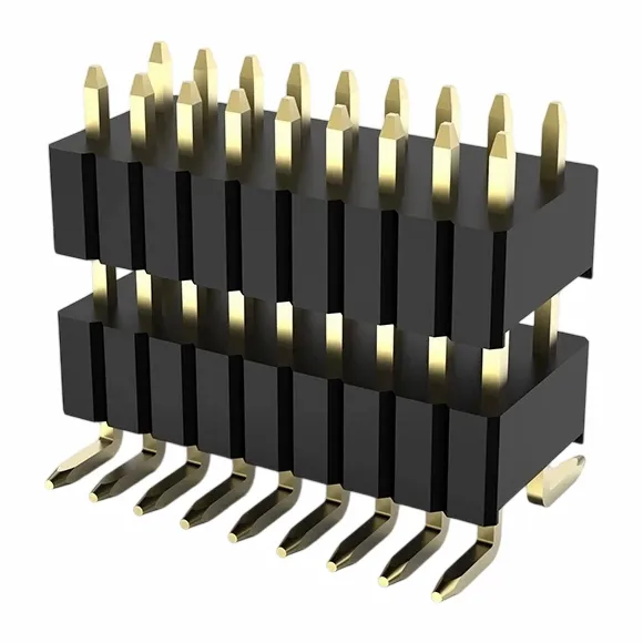1,27x2,54 мм заголовок для штифта двойной строки двойной пластик SMT