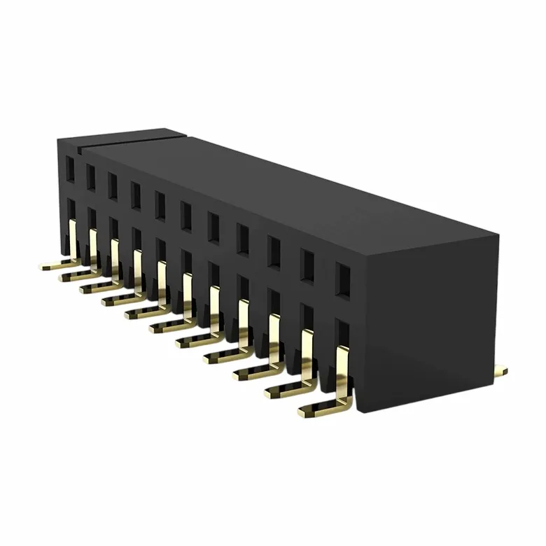 2,0 мм женский заголовок с двумя рядами вход SMT
