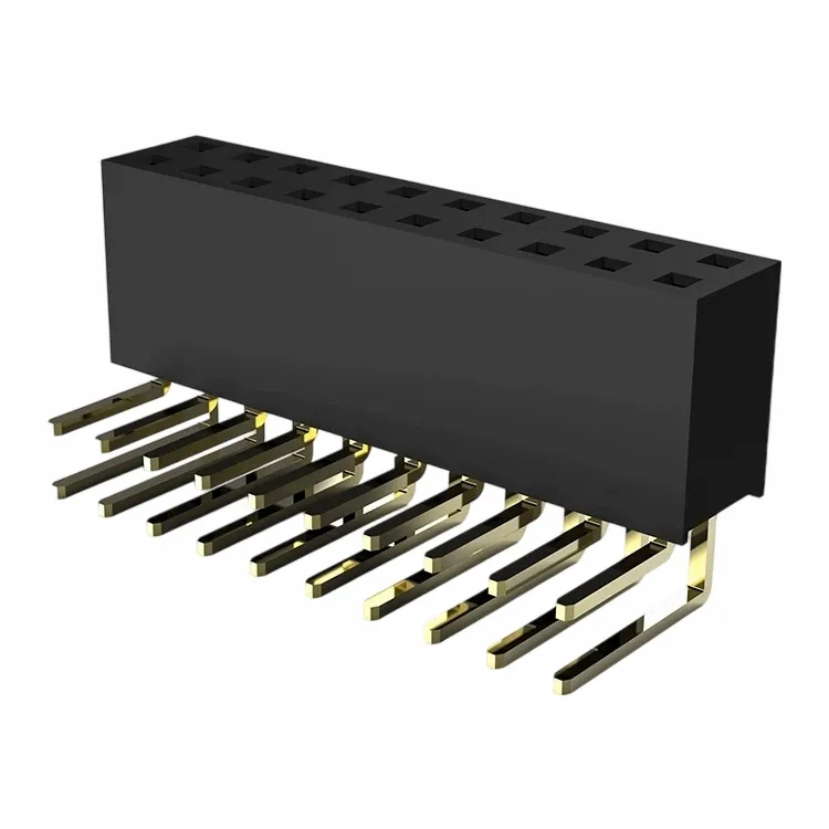 2,54 мм женского заголовка двойной строки